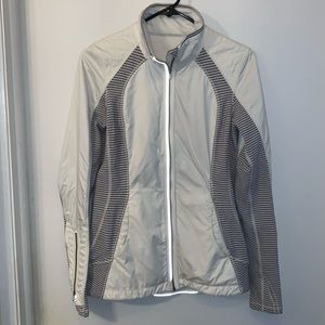 Lululemon Rebel Runner Jacket ghost hyper stripe Heathered stripe 6